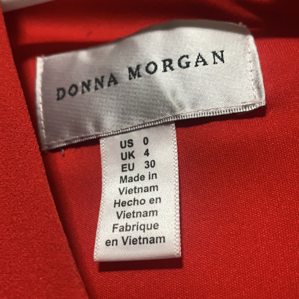 RED WORK DRESS - Picture 2 of 2